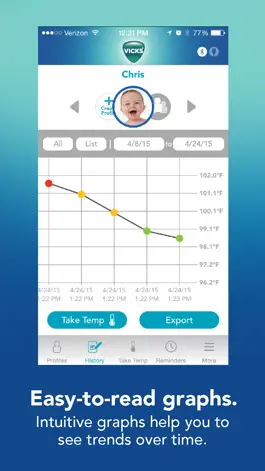 Game screenshot Vicks SmartTemp Thermometer apk