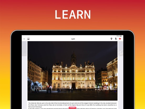 Lyon Travel Guide iPad screenshot 5 - Travel app