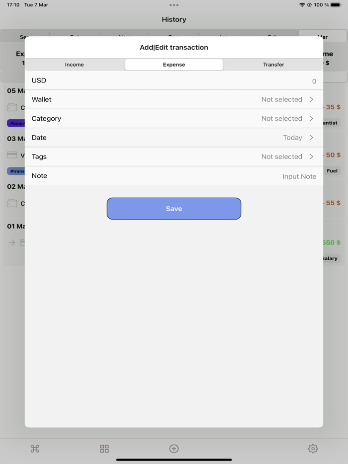 MySpend Expense Tracker