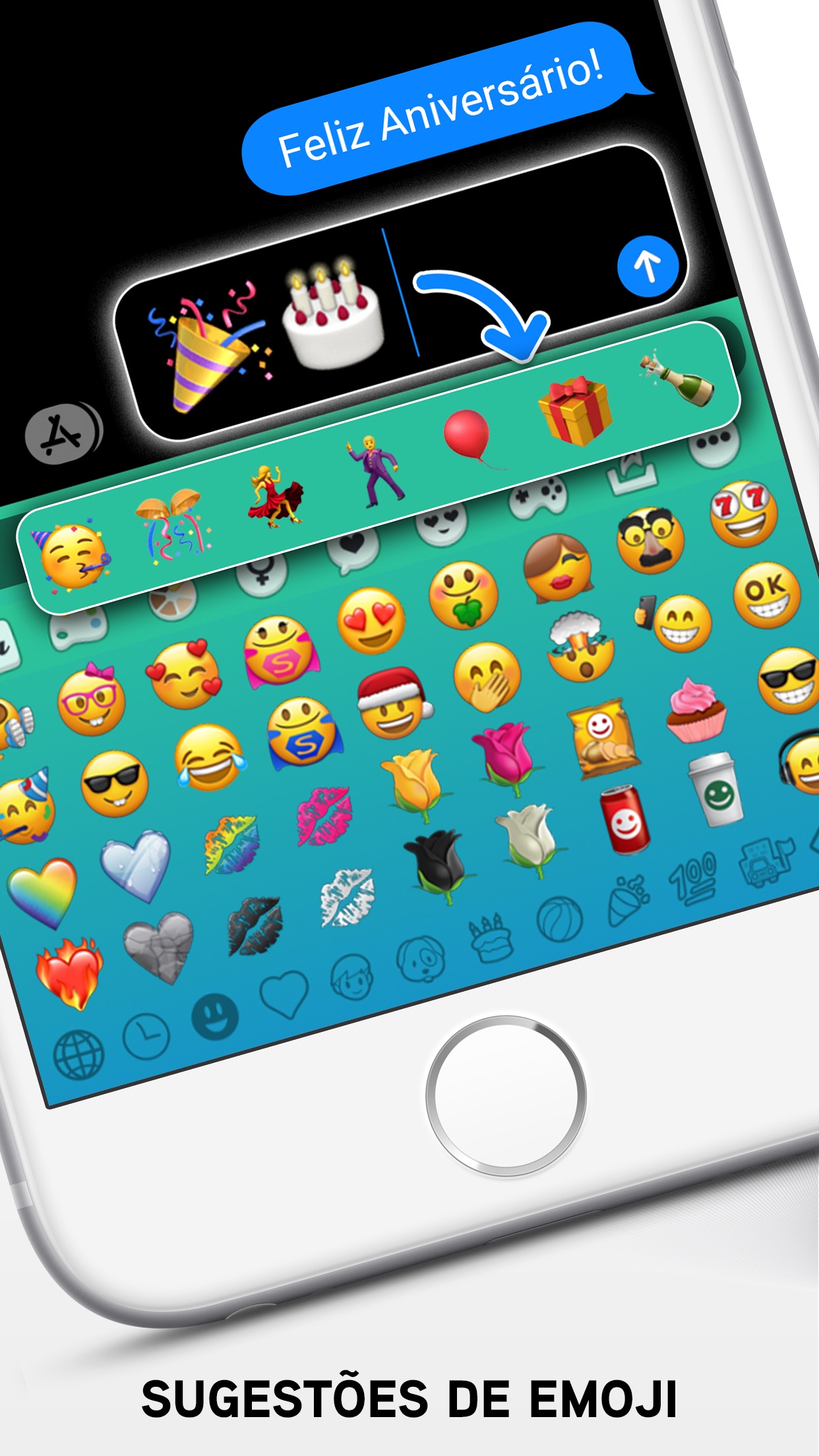 Screenshot do app Emoji>