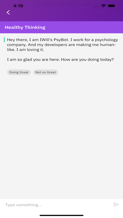 IWill Care Screenshot