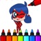 Icon Ladybug Coloring & Magic Block