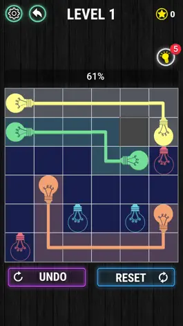 Game screenshot Lampu Neon: Line Puzzle apk