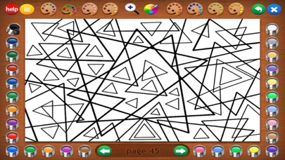 Geometric Designs Coloring Screenshot