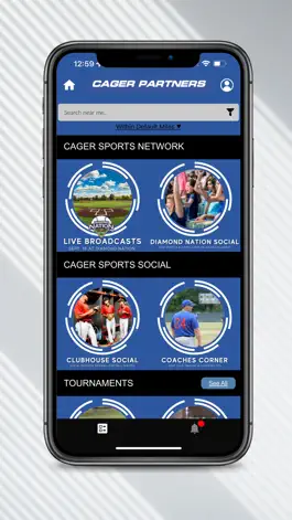 Game screenshot Cager Sports apk