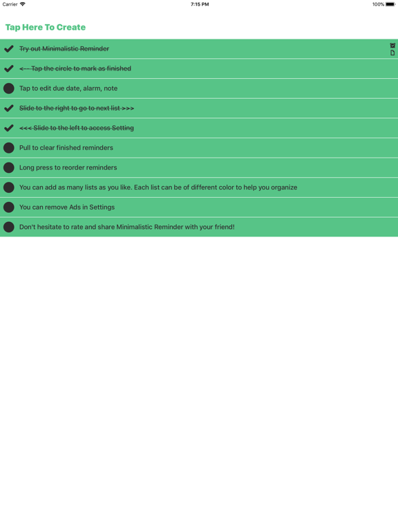 Screenshot #4 pour Minimalistic Reminder
