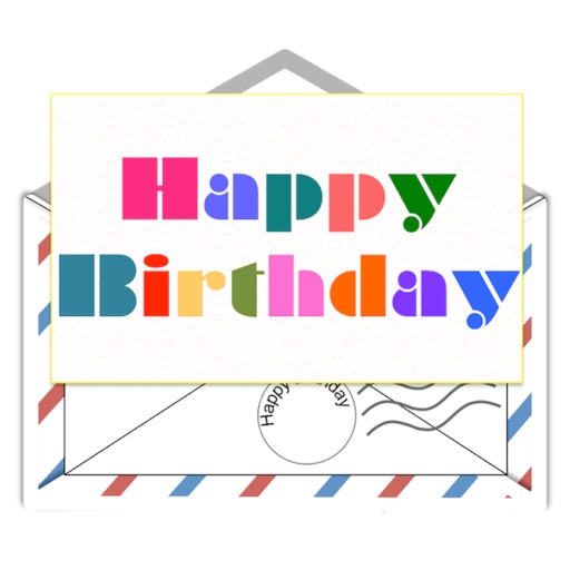 Birthday Letters Stickers icon