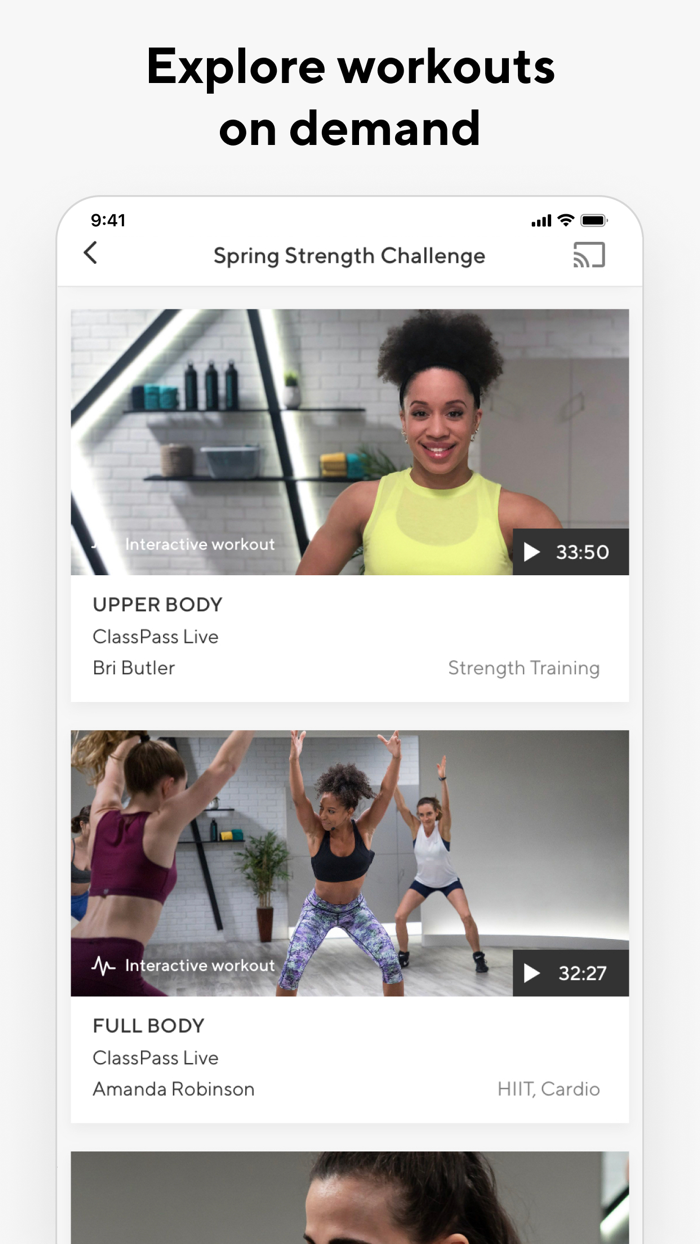 ClassPass Fitness Spa Salon