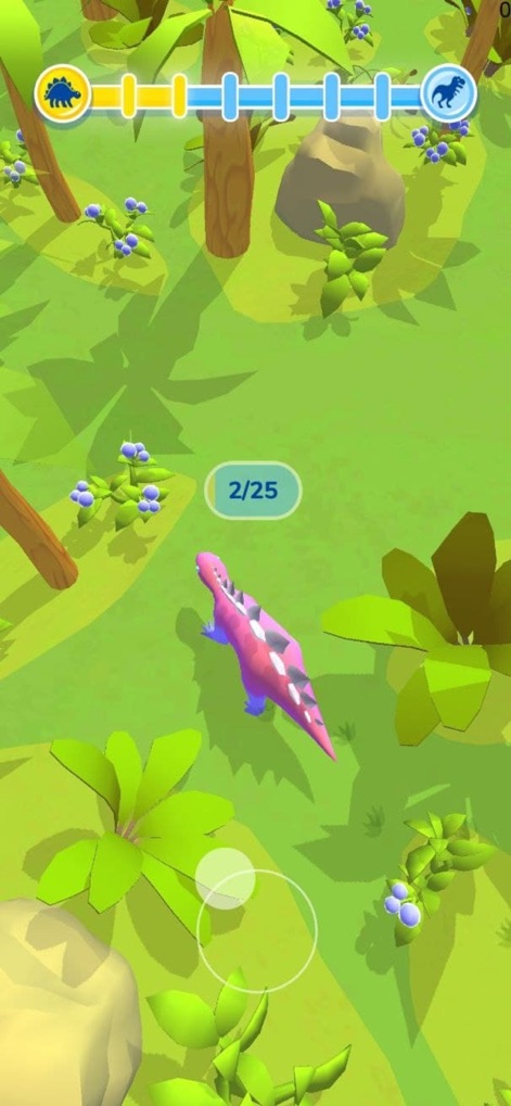 Hyper Evolution - Navigate the lush, prehistoric jungles with evolving dinosaur species and track their growth using the detailed progress indicator.