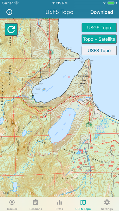 Screenshot #9 for Topographic Maps & Trails
