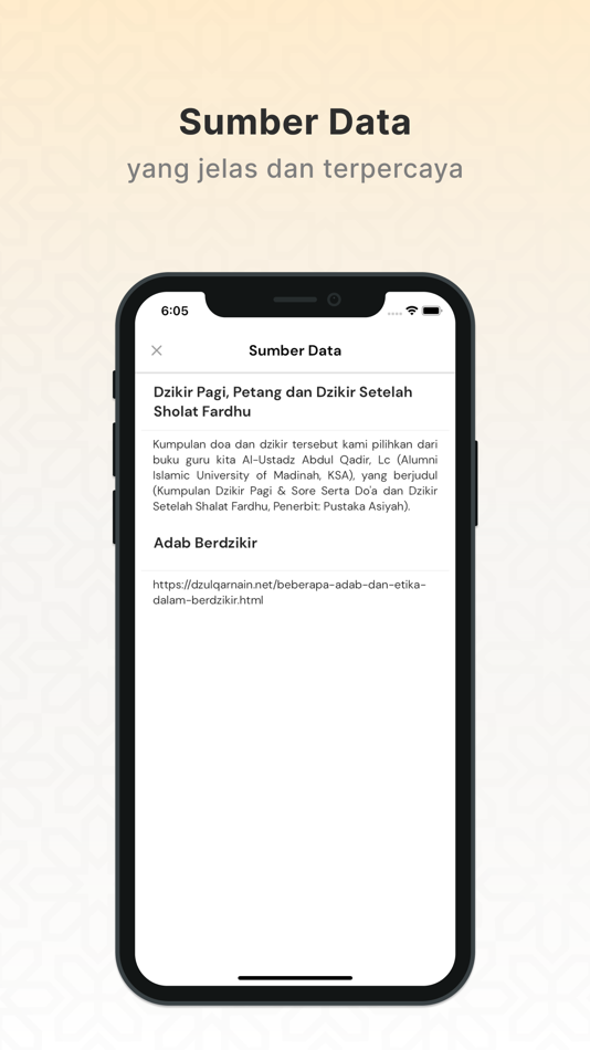 #4. Dzikir Pagi Petang by Hafayu (iOS) Podle: Ikram Rasinong