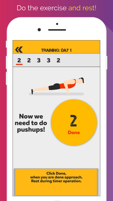 My Trainer: Push-ups Screenshot