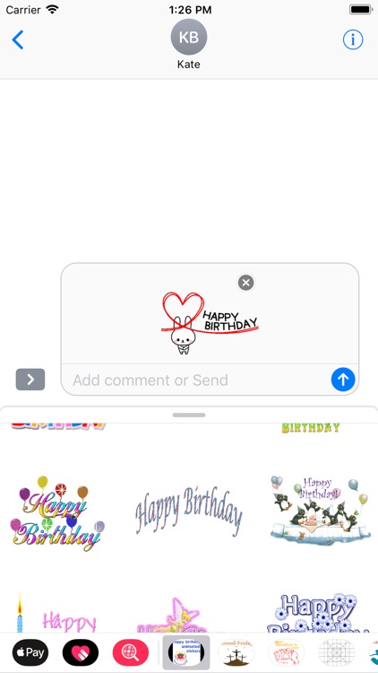 birthday animated stickers