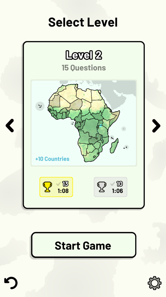 #4. Countries of Africa Quiz (iOS) Podle: Atlas Educational Software