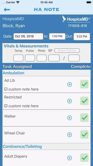 HospiceMD screenshot 2