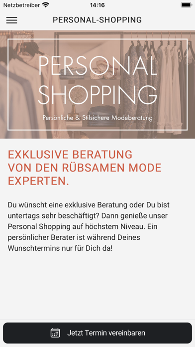 Rübsamen Fashion Galerie Screenshot