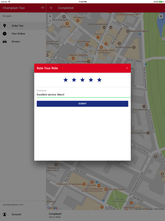 Screenshot #6 pour Champlain Taxi