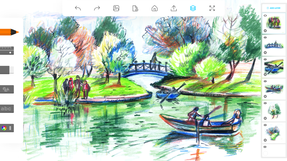 #4. ArtDraw: Sketch & Paint Studio (iOS) By: Loyal Foundry, Inc.