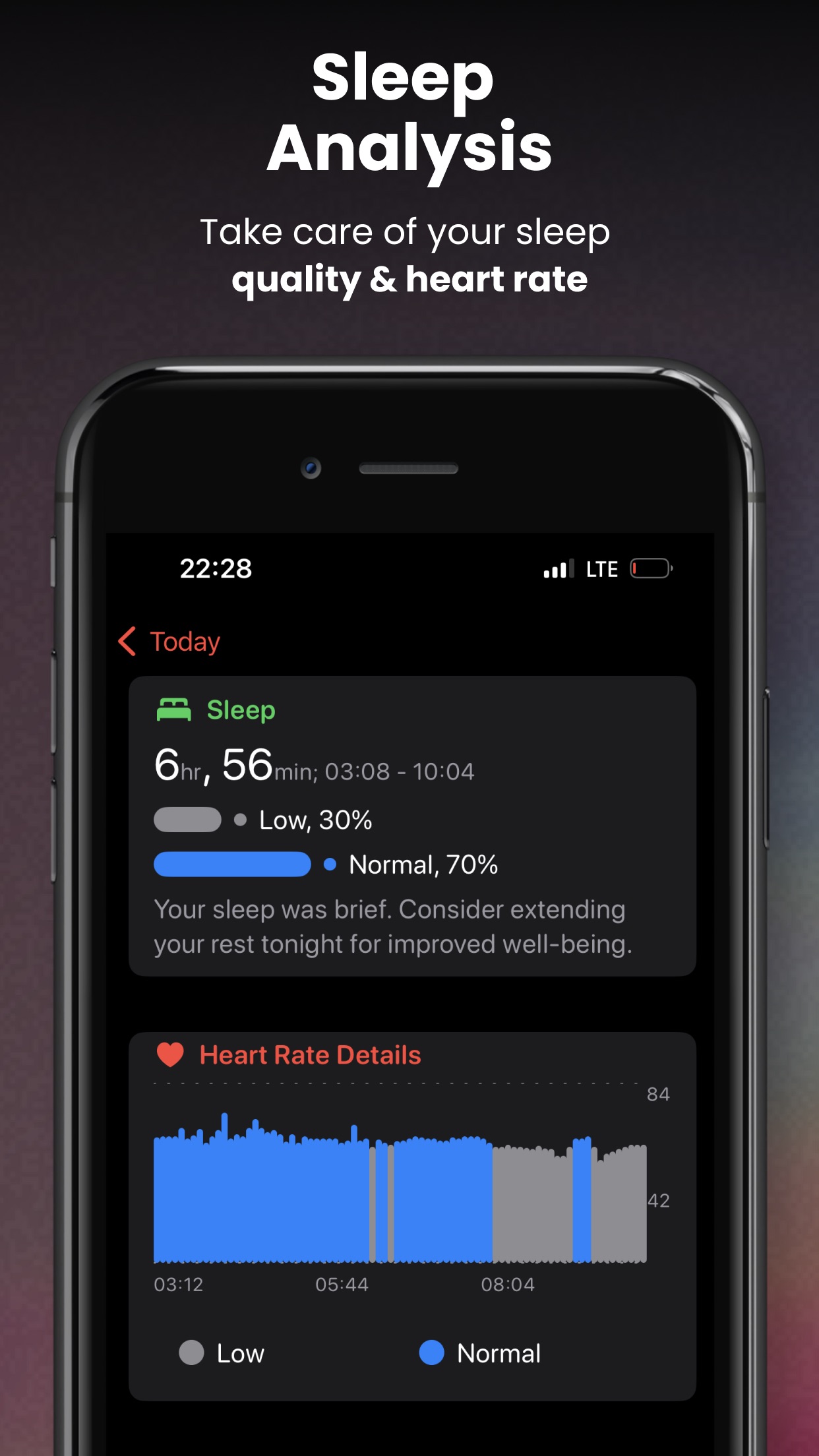 Screenshot do app CardioBot: Heart Rate Monitor