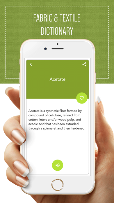 Fabric & Textile Dictionary Screenshot
