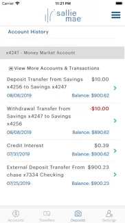 sallie mae® banking iphone screenshot 3