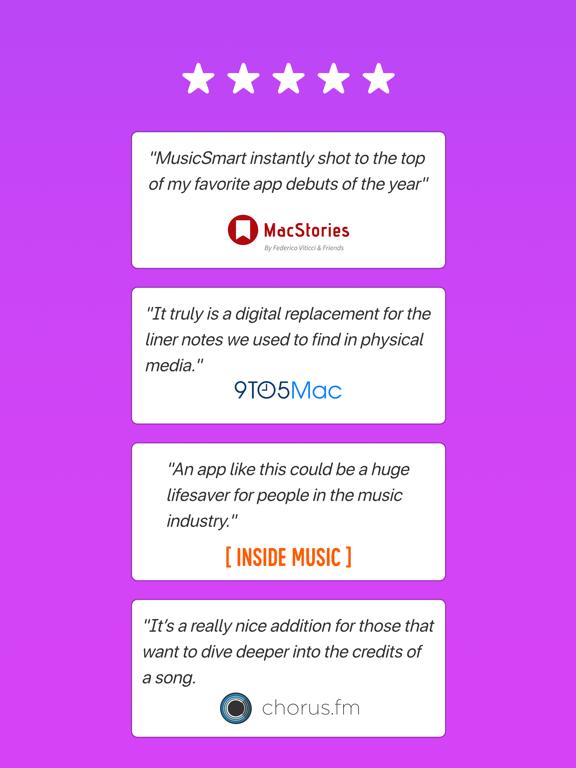 Screenshot #5 pour MusicSmart - Liner Notes