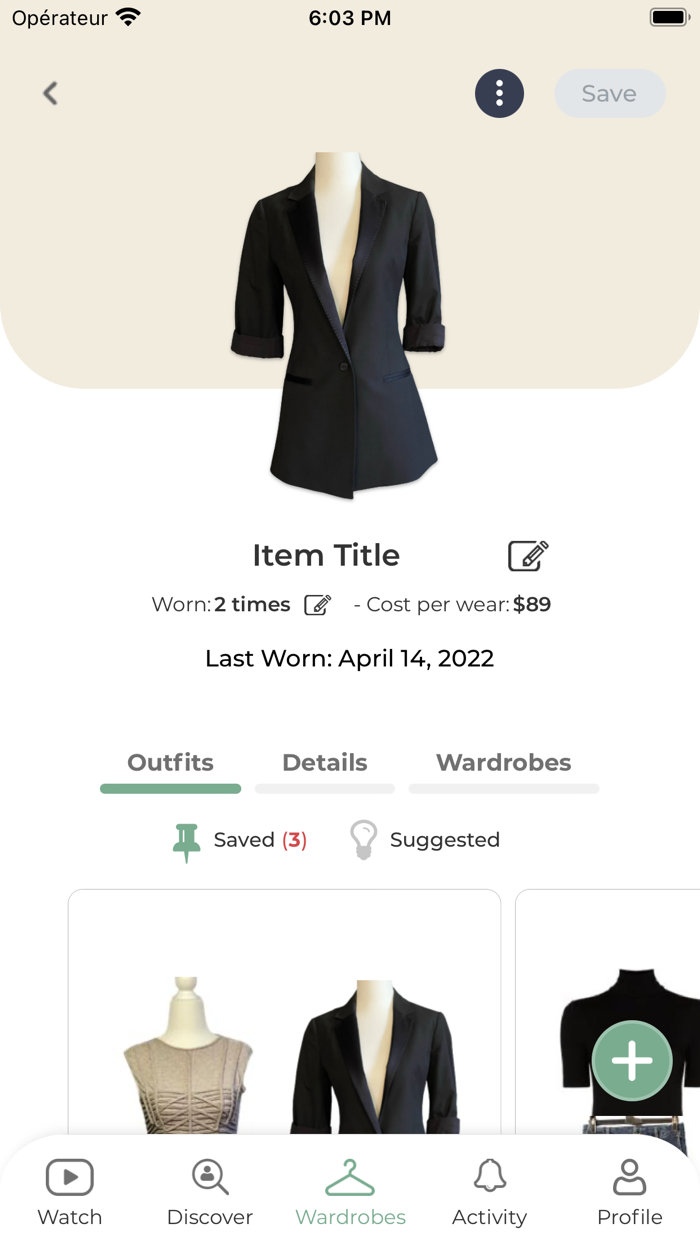 OpenWardrobe Outfit Planner