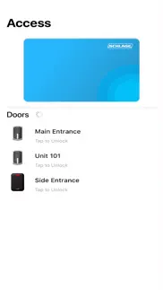 schlage mobile access iphone screenshot 1