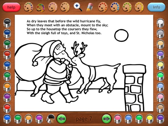 Screenshot #6 pour Before Christmas Coloring Book
