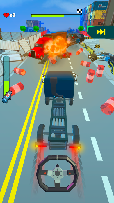 Crazy Rush 3D - Police Chase Screenshot