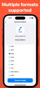 Audio Converter: MP3, WAV, OGG screenshot #2 for iPhone