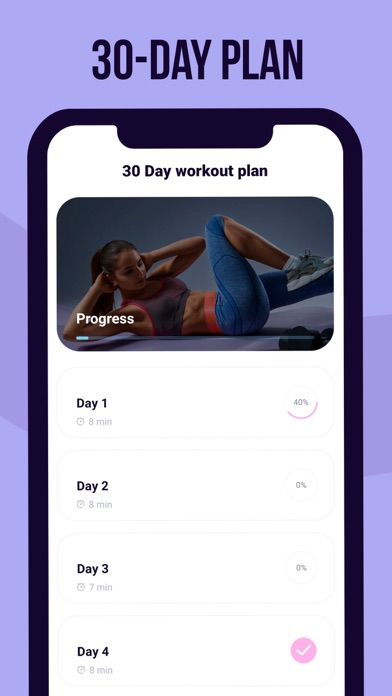 ABS Workout at Home - Six Pack Screenshot