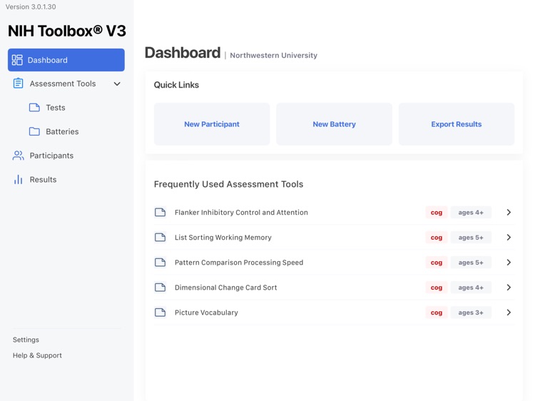 NIH Toolbox V3 by Glinberg & Associates, Inc