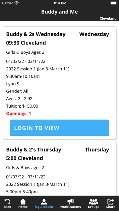 Gymnastics Center Chattanooga Screenshot