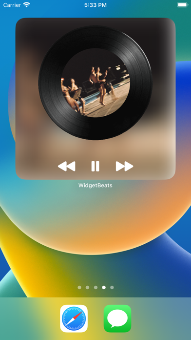 WidgetBeats: Music Widget Screenshot