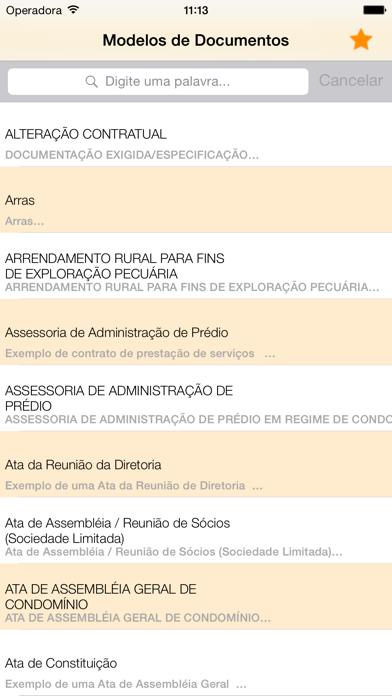 Screenshot #1 pour Modelo de Documentos