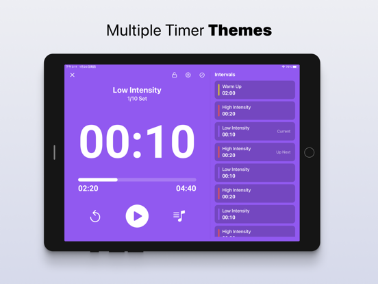 Screenshot #5 pour Interval Timer - Tabata Timer