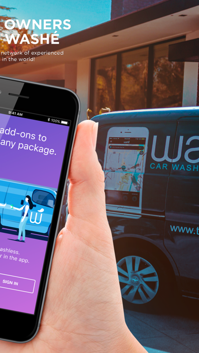 Washe - Car Washes Delivered Screenshot