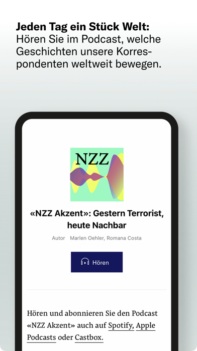 NZZ Screenshot