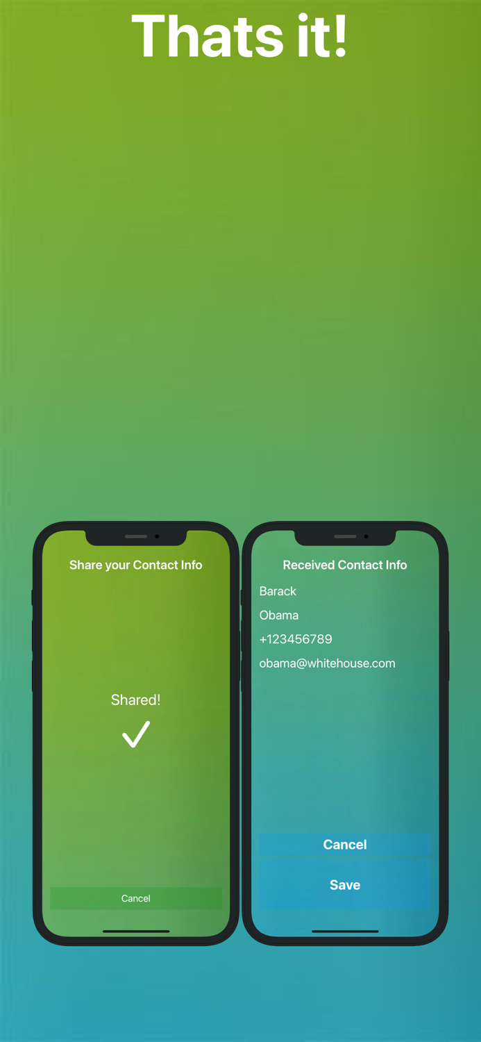 Meshare - Share Your Info