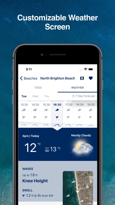 Beach Tides & Marine Weather Screenshot