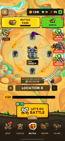 Game screenshot Apexlands- idle tower defense mod apk