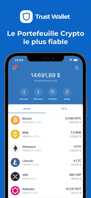 Trust: Wallet Bitcoin & Crypto dans l'App Store