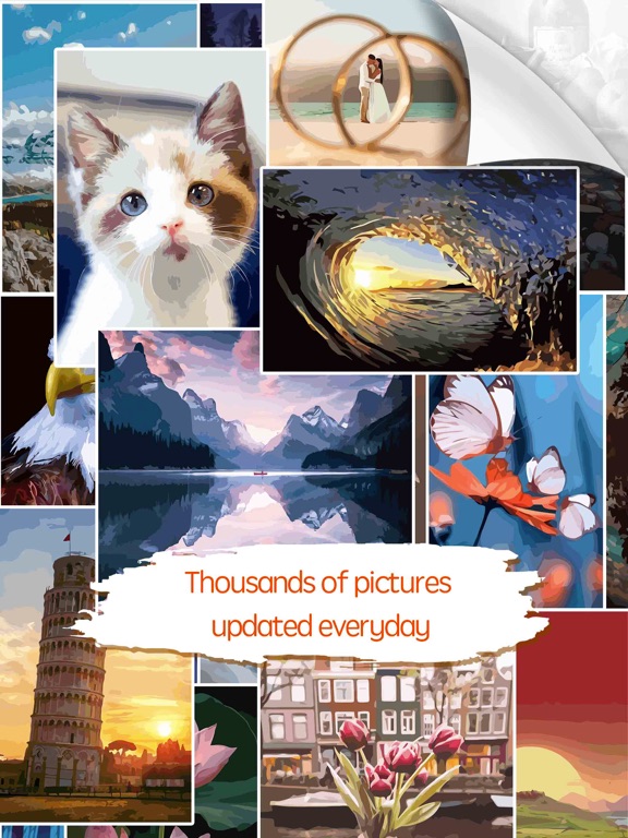 Oil Painting by Number iPad screenshot 10 - Lifestyle app