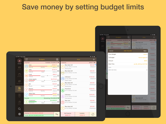 Money Monitor: Expense Tracker iPad screenshot 5 - Finance app