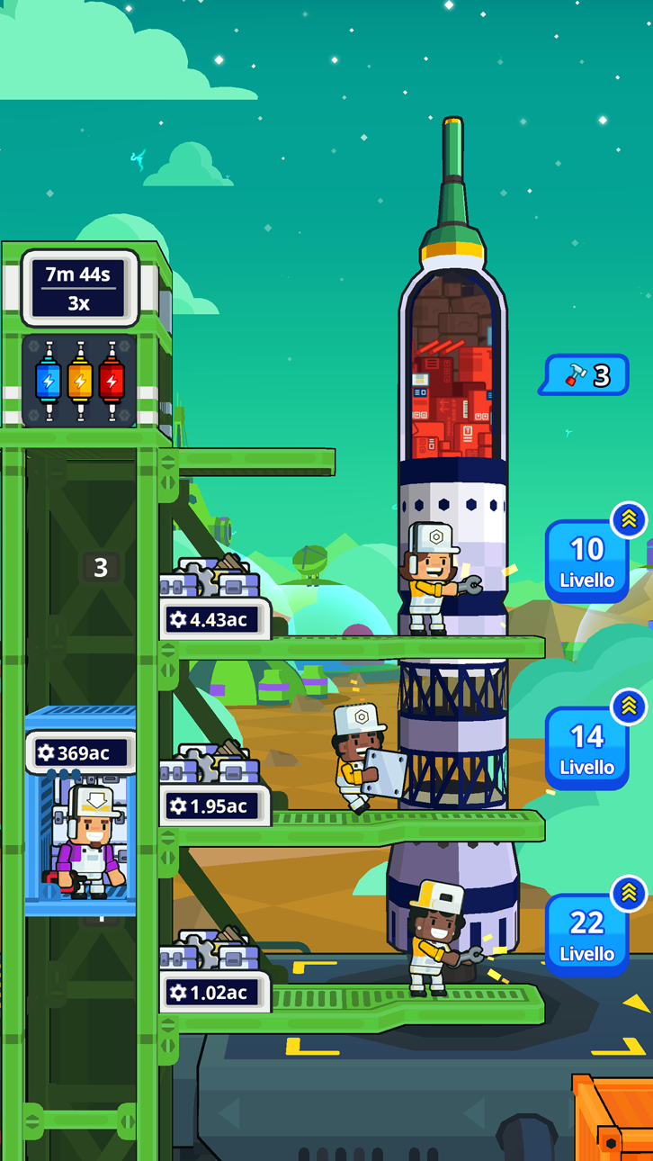 Rocket Star: Idle Tycoon Game (Currency/SRDebug) screenshot 6 - iOS game interface