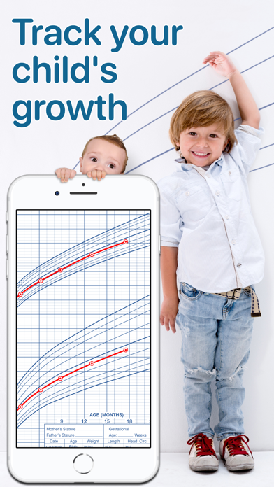 Growth: baby & child charts Screenshot
