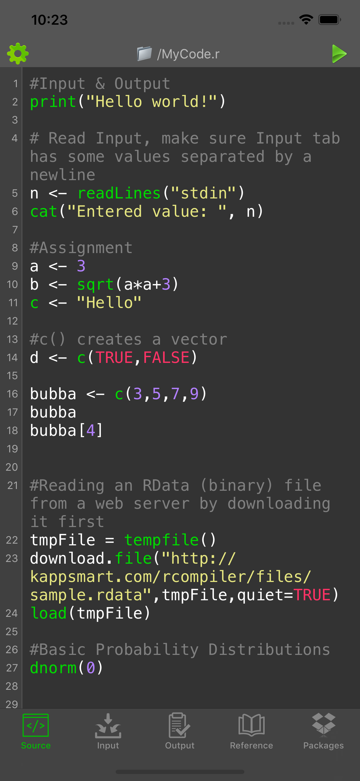 R Programming Compiler
