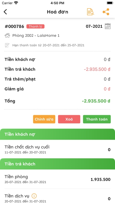 LalaHome - Quản lý nhà trọ Screenshot