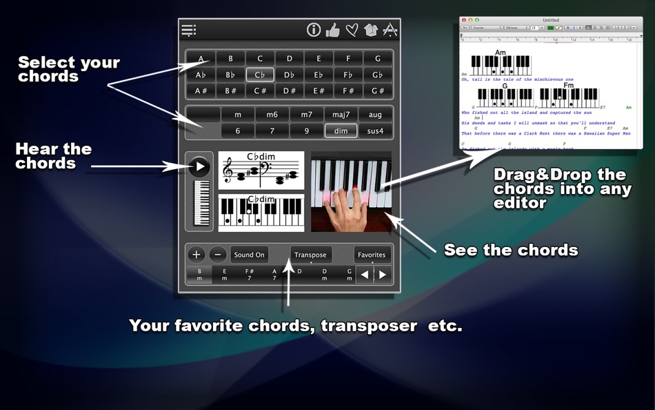 120 Piano Chords - 1.23 - (macOS)